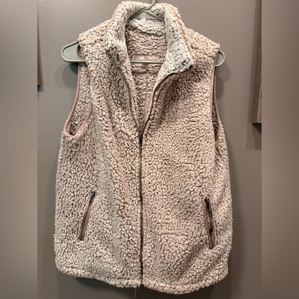 Thread & Supply Cream Sherpa Vest